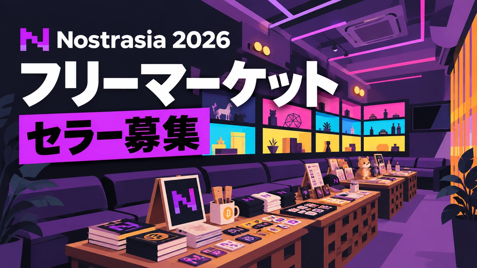 Cover image for Nostrasia 2026 フリーマーケット（仮称）出店者募集